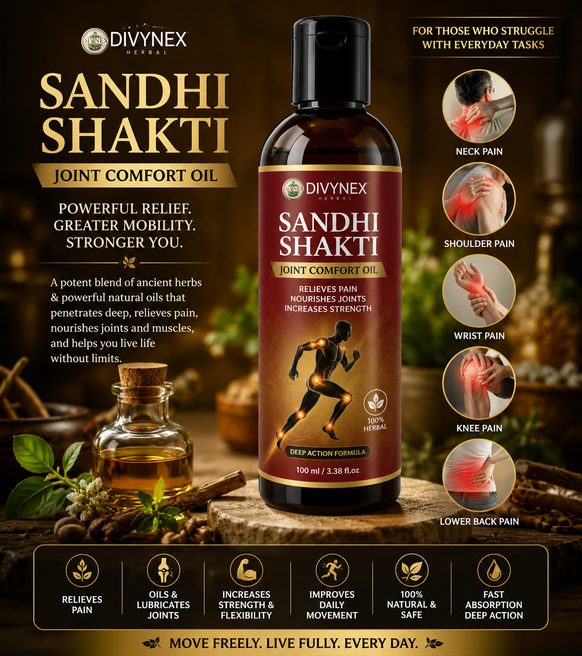 Sandhi Shakti Joint Comfort Oil